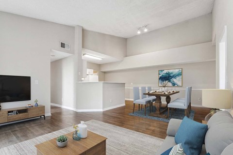 Living Room at Cypress Shores, Coconut Creek